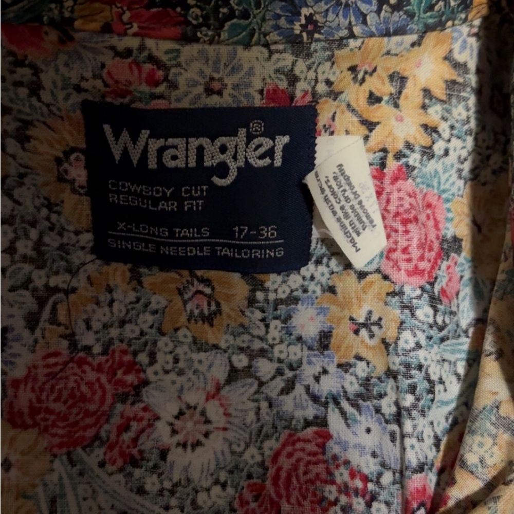 Wrangler Multicolor Floral Cowboy Shirt
